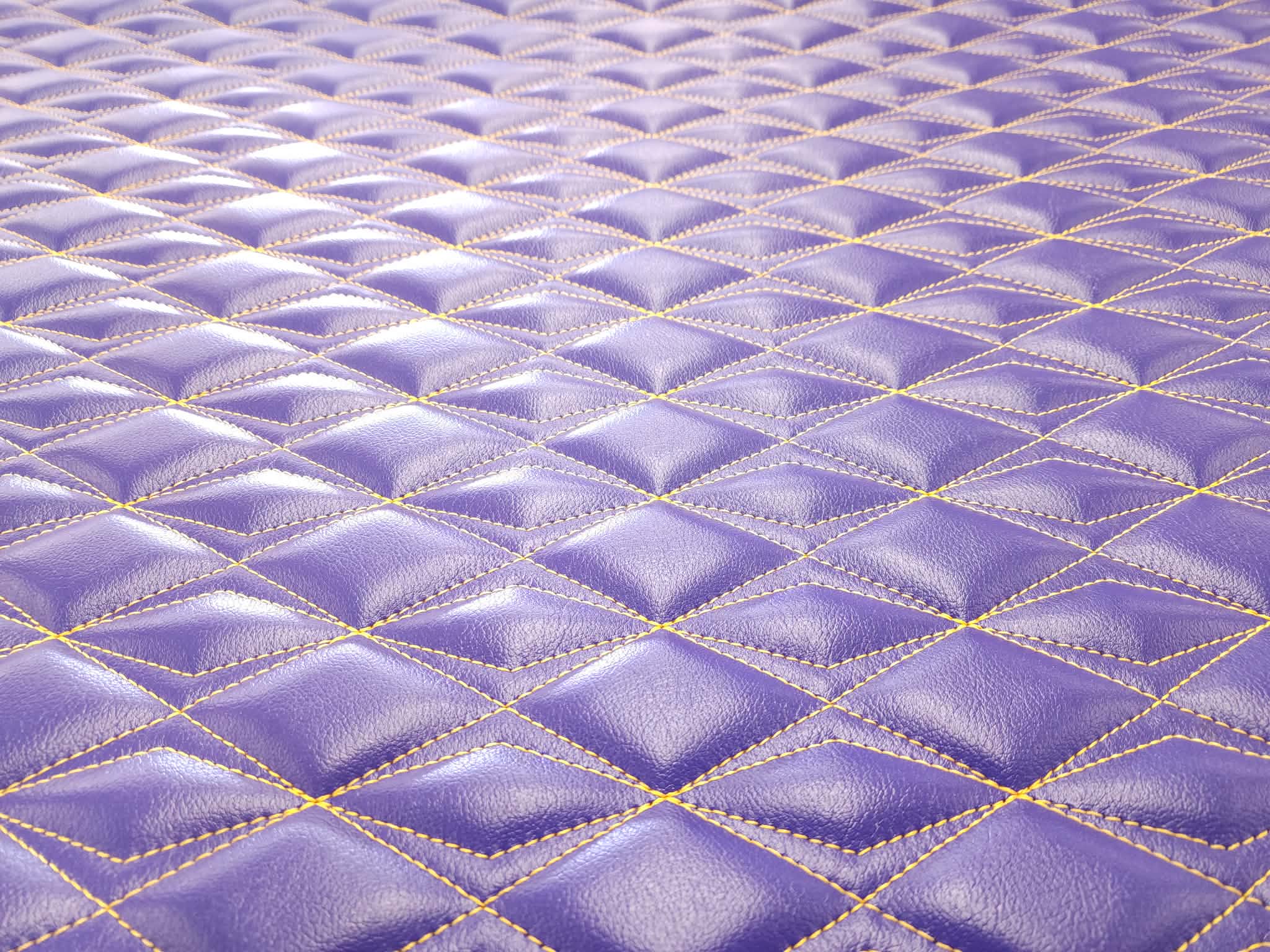 Diamond in Diamond - Purple / Yellow